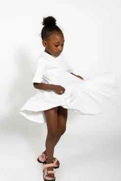 Marques ' Almeida GATHERED JERSEY T-SHIRT DRESS-Kids Jersey|Dresses