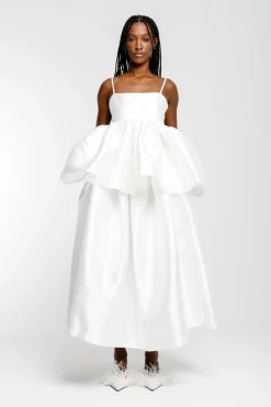 Marques ' Almeida HIGH WAIST PLEATED FULL SKIRT- Bridal
