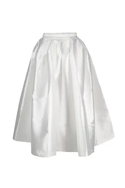 Marques ' Almeida HIGH WAIST PLEATED FULL SKIRT- Bridal