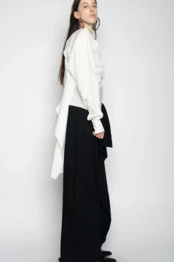 Marques ' Almeida ONE SHOULDER DRAPED SHIRT-Women Tops|Tops