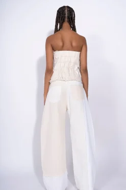 Marques ' Almeida PATCHWORK BOYFRIEND TROUSERS-Women Denim|Bottoms