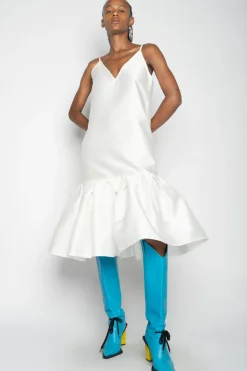 Marques ' Almeida PUFF HEM SLIP DRESS-Women Dresses|Dresses