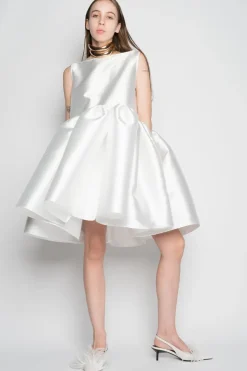 Marques ' Almeida SHORT SLEEVELESS PUFF DRESS-Women Dresses|Bridal