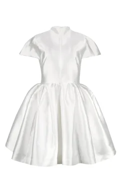 Marques ' Almeida SHORT SLEEVE PUFF SKIRT DRESS- Bridal