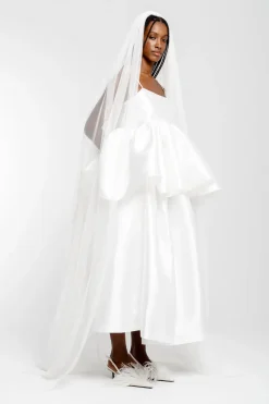 Marques ' Almeida STRAPPY PUFF TOP- Bridal