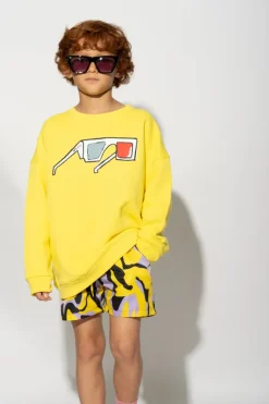 Marques ' Almeida 3D GLASSES PRINT SWEATSHIRT-Kids Tops