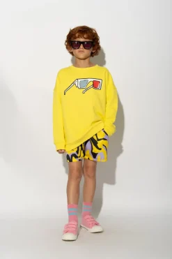 Marques ' Almeida 3D GLASSES PRINT SWEATSHIRT-Kids Tops