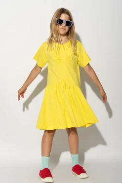 Marques ' Almeida GATHERED DRESS-Kids Jersey|Dresses