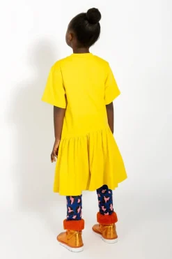 Marques ' Almeida GATHERED JERSEY T-SHIRT DRESS-Kids Jersey|Dresses