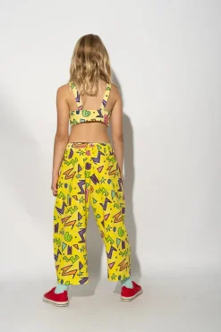 Marques ' Almeida SQUIGGLE PRINT BALLOON TROUSERS-Kids Bottoms