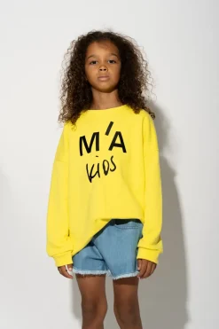 Marques ' Almeida SWEATSHIRT WITH EMBROIDERED LOGO-Kids Tops