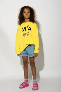 Marques ' Almeida SWEATSHIRT WITH EMBROIDERED LOGO-Kids Tops