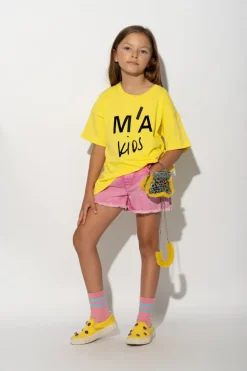 Marques ' Almeida T-SHIRT WITH EMBROIDERED LOGO-Kids Jersey|Tops