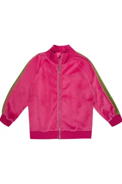 Marques ' Almeida ZIP UP VELOUR JACKET WITH CONTRAST TAPE-Kids Outerwear|Tops